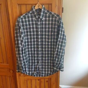 John Ashford Green Plaid Shirt
